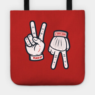 Braves Peace Up A Town Down Tote