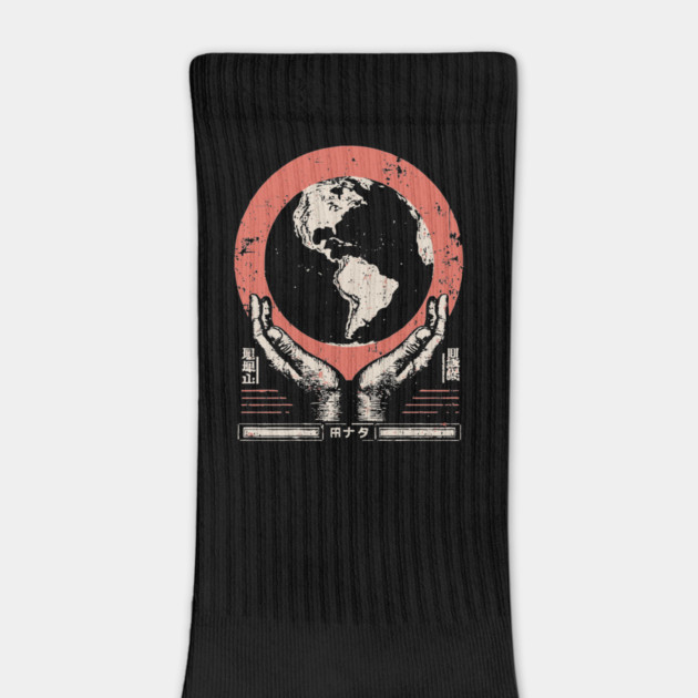 Earth Guardian Hands | Vintage Environmental Art by TuncGK