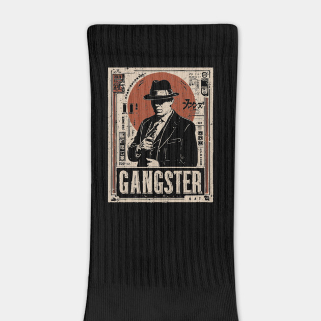 Vintage Gangster Portrait | Retro Noir Crime Art by TuncGK