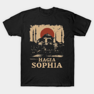 Hagia Sophia Architecture | Historic Istanbul Art T-Shirt