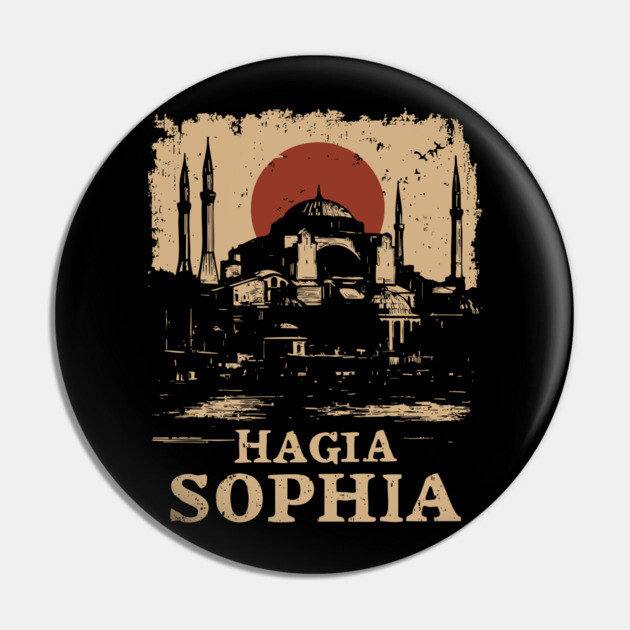 Hagia Sophia Architecture | Historic Istanbul Art Pin by TuncGK