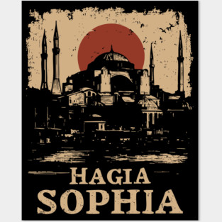 Hagia Sophia Architecture | Historic Istanbul Art Posters and Art