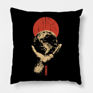 Gentle Earth Guardian | Environmental Protection Art Pillow