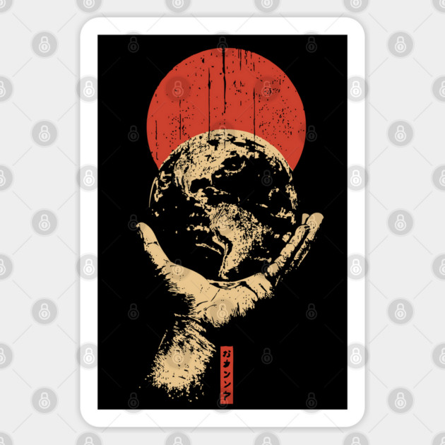 Gentle Earth Guardian | Environmental Protection Art Sticker by TuncGK