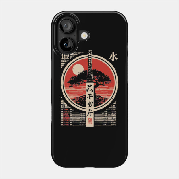 Katana Rules | Japanese Sword Wisdom Art Phone Case by TuncGK