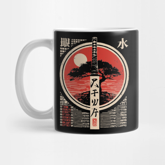 Katana Rules | Japanese Sword Wisdom Art by TuncGK