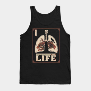 Life in Lungs | Anatomical Breath Art Tank Top
