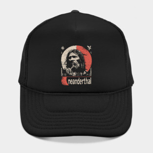 Neanderthal Ancestor | Human Evolution Art Hat