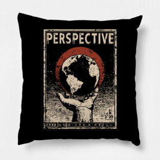Perspective Profiles | Psychological Vision Art Pillow