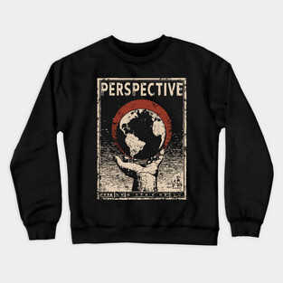 Perspective Profiles | Psychological Vision Art Crewneck Sweatshirt