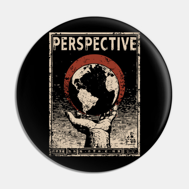 Perspective Profiles | Psychological Vision Art Pin by TuncGK