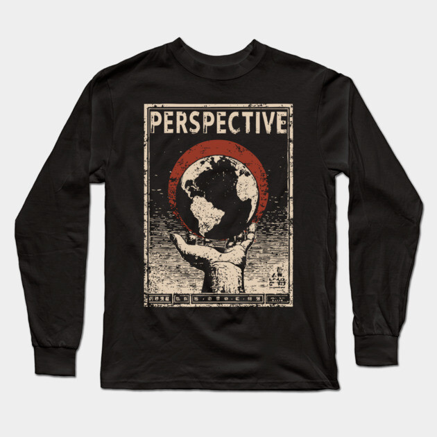 Perspective Profiles | Psychological Vision Art Long Sleeve T-Shirt by TuncGK