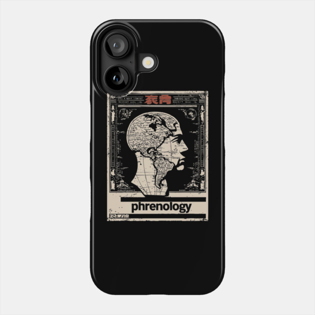 Phrenology Map | Vintage Pseudoscience Art Phone Case by TuncGK
