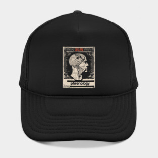 Phrenology Map | Vintage Pseudoscience Art Hat