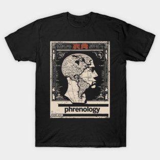 Phrenology Map | Vintage Pseudoscience Art T-Shirt
