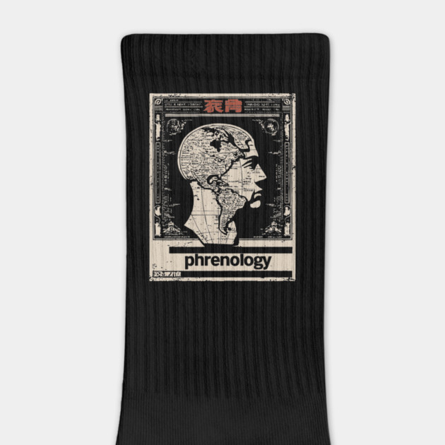 Phrenology Map | Vintage Pseudoscience Art by TuncGK