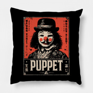Master Puppet | Dark Control Art Pillow