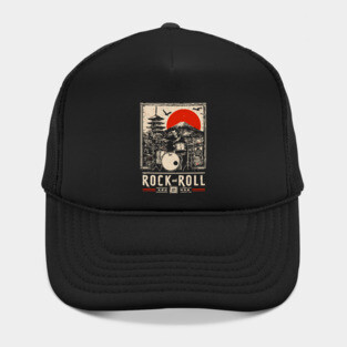 Rock and Roll Drummer | Vintage Music Legacy Art Hat