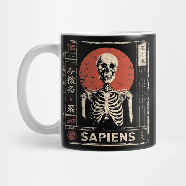 Sapiens Skeleton | Human Mortality Art by TuncGK