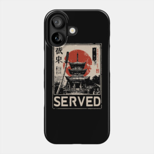 Served Asian Temple | Eastern Philosophy Art Phone Case