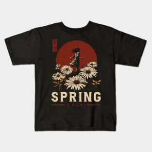 Spring Daisy Bloom | Seasonal Rebirth Art Kids T-Shirt