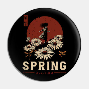 Spring Daisy Bloom | Seasonal Rebirth Art Pin