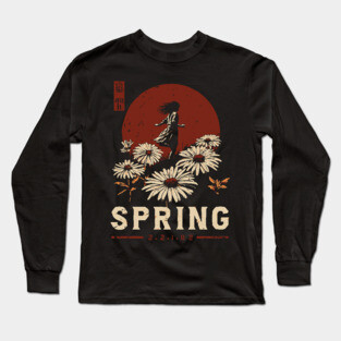 Spring Daisy Bloom | Seasonal Rebirth Art Long Sleeve T-Shirt