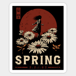 Spring Daisy Bloom | Seasonal Rebirth Art Sticker