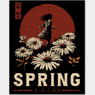 Spring Daisy Bloom | Seasonal Rebirth Art Posters and Art