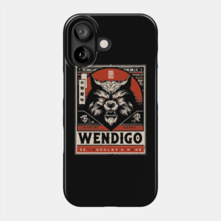 Wendigo Spirit | Native Folklore Horror Art Phone Case