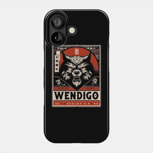 Wendigo Spirit | Native Folklore Horror Art Phone Case by TuncGK