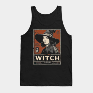 Modern Witch Portrait | Feminine Power Art Tank Top