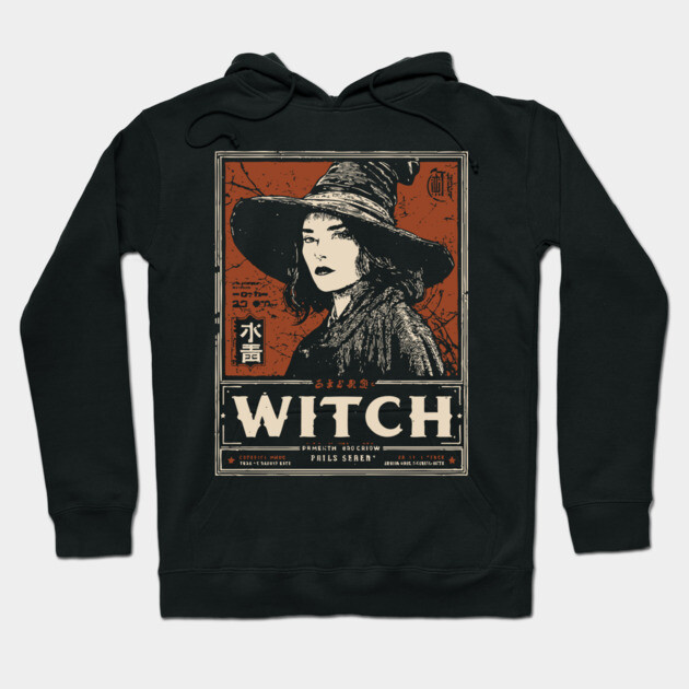 Modern Witch Portrait | Feminine Power Art Hoodie by TuncGK