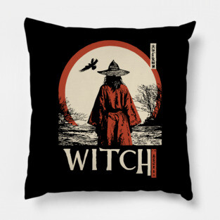 Wandering Witch | Mystical Journey Art Pillow