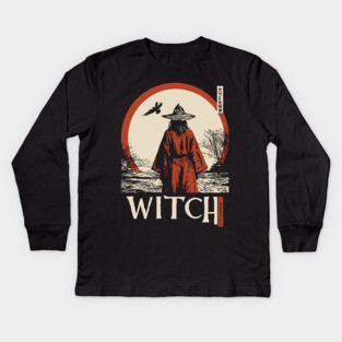 Wandering Witch | Mystical Journey Art Kids Long Sleeve T-Shirt