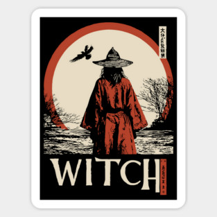 Wandering Witch | Mystical Journey Art Sticker