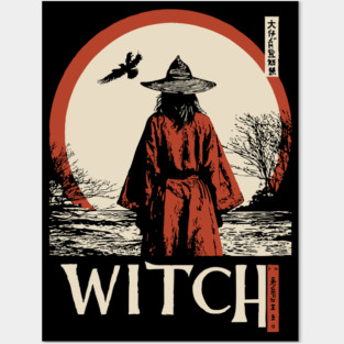 Wandering Witch | Mystical Journey Art Posters and Art