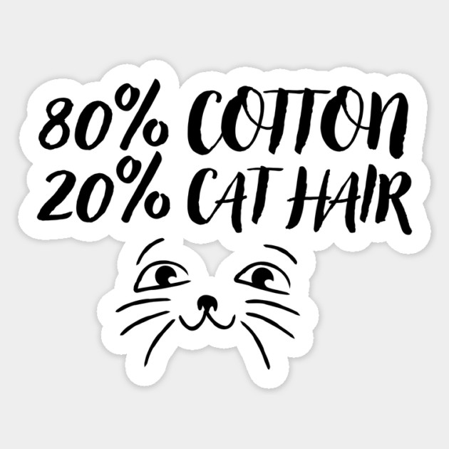 Funny Cat Sticker by The WYLD Tribe