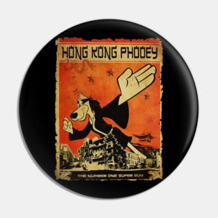 Hong Kong Phooey 1974 Vintage Pin