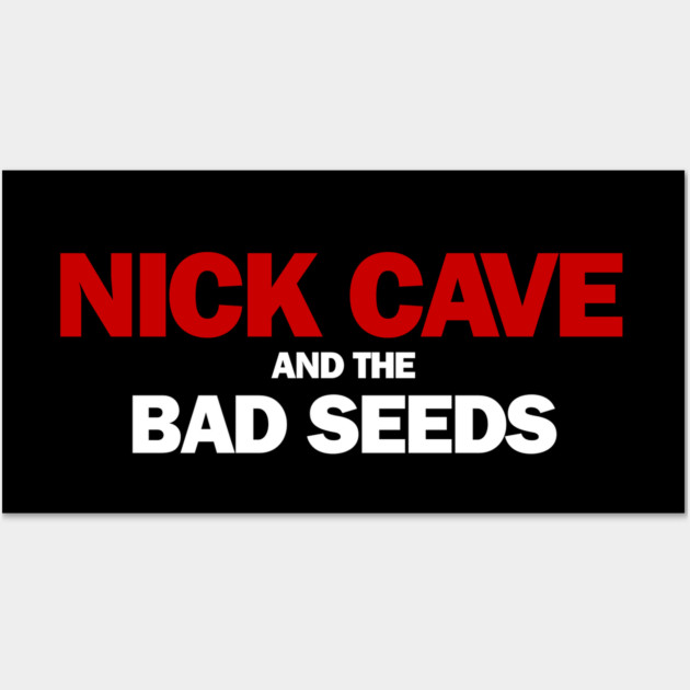 Nick Cave & the Bad Seeds Fan Art Wall Art by Timeless Chaos