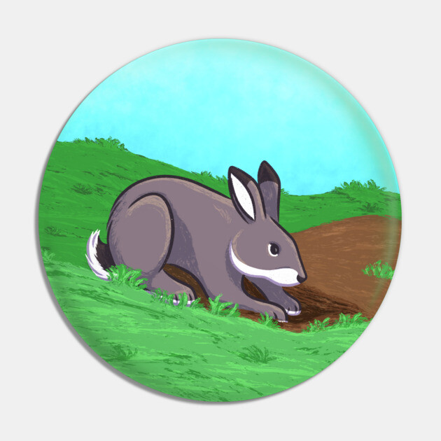 Bunny Burrows Pin by DeguArts