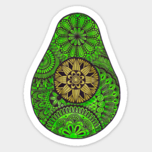Avocado Sticker