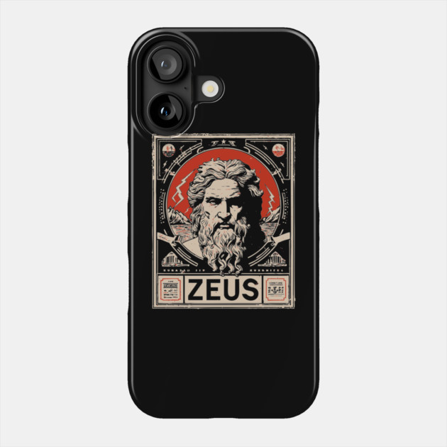 Zeus Portrait | Olympian Wisdom Art Phone Case by TuncGK