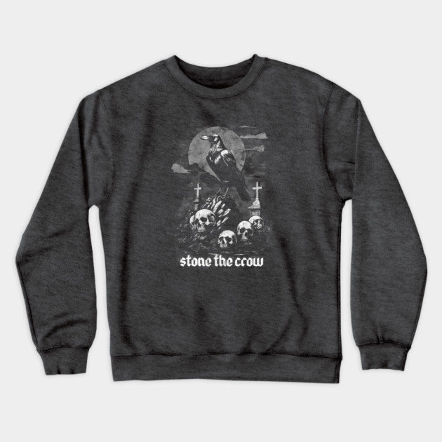 STONE THE CROW Crewneck Sweatshirt by artslaves