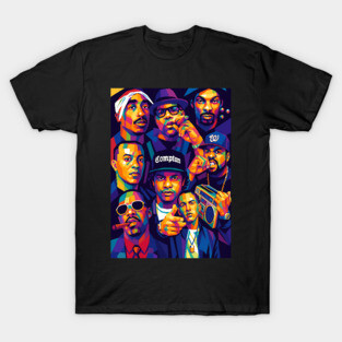 Pop Art NWA | Real Snoop and Rapper T-Shirt