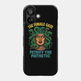 The Female Gaze – Medusa Empowerment Parody Design Phone Case