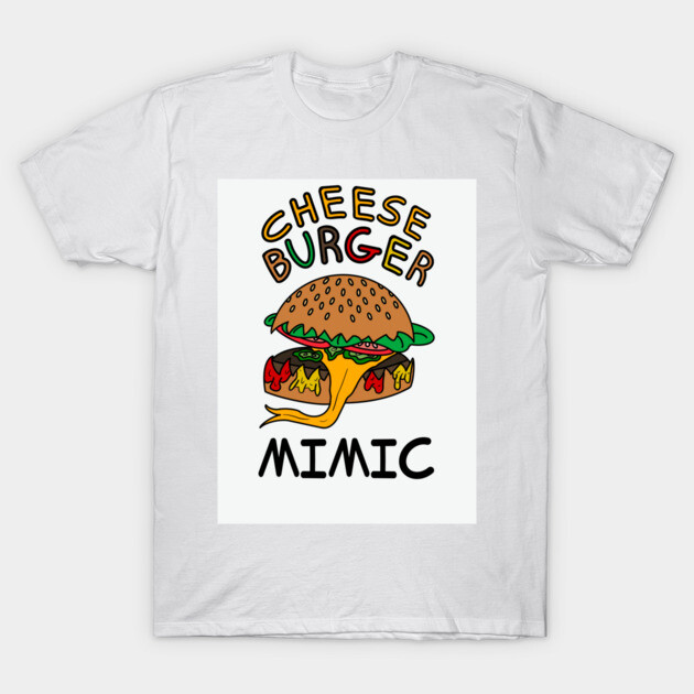 Cheeseburger Mimic T-Shirt by Lou Johnson