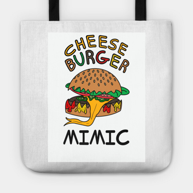Cheeseburger Mimic Tote by Lou Johnson