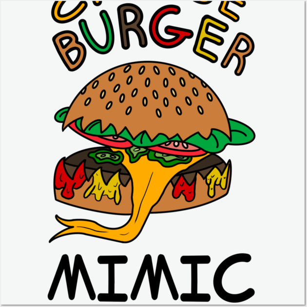 Cheeseburger Mimic Wall Art by Lou Johnson