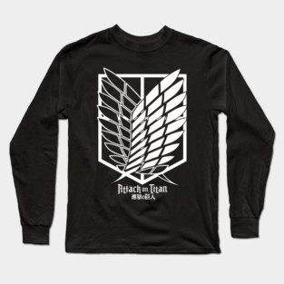 Scout Regiment Emblem – Attack on Titan / 進撃の巨人 Long Sleeve T-Shirt